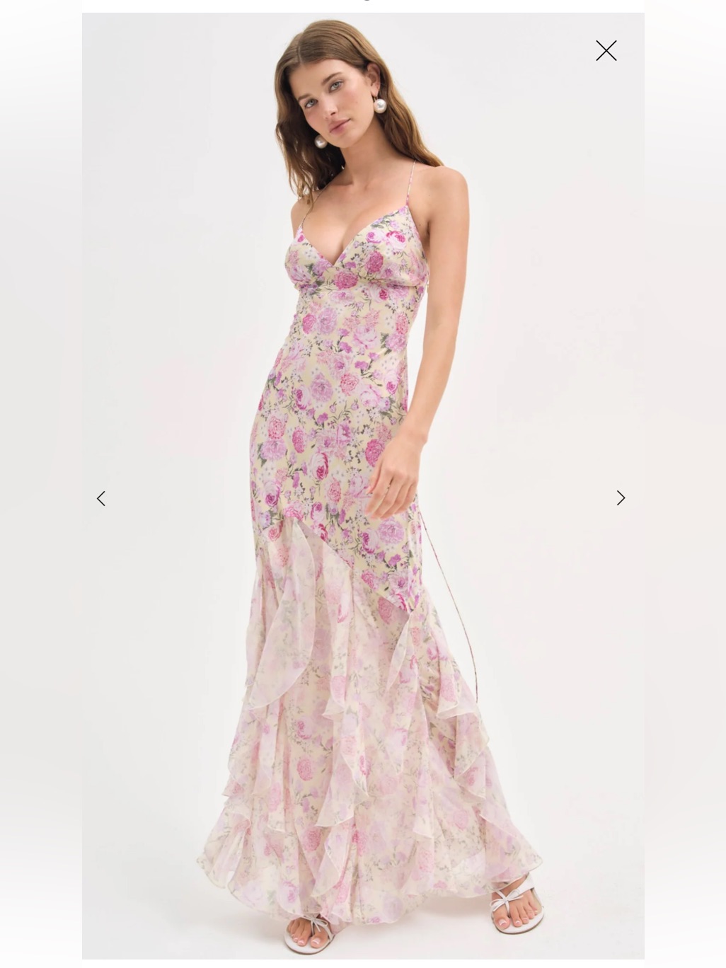 For Love & Lemons Elea Maxi Dress